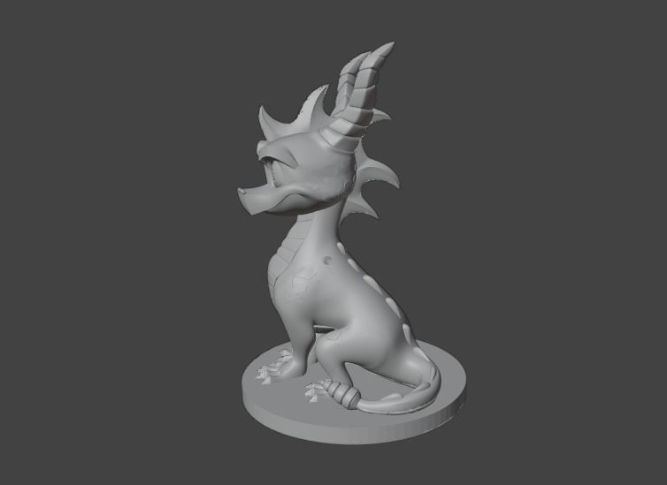 Spyro high quality model  3D print model_4