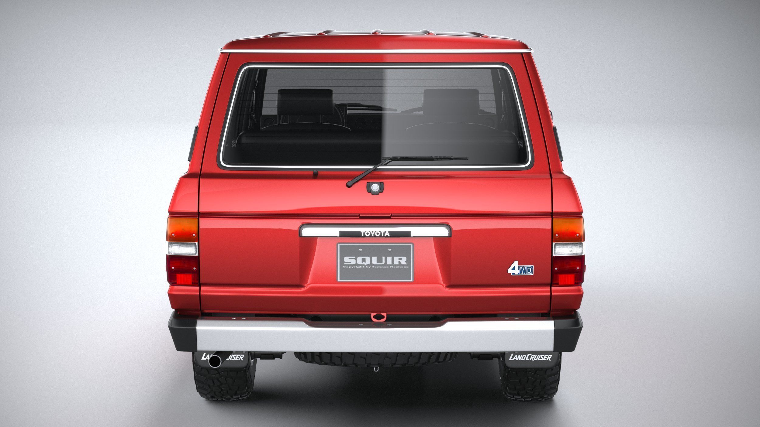 Toyota Land Cruiser J60 1980 3D model_4