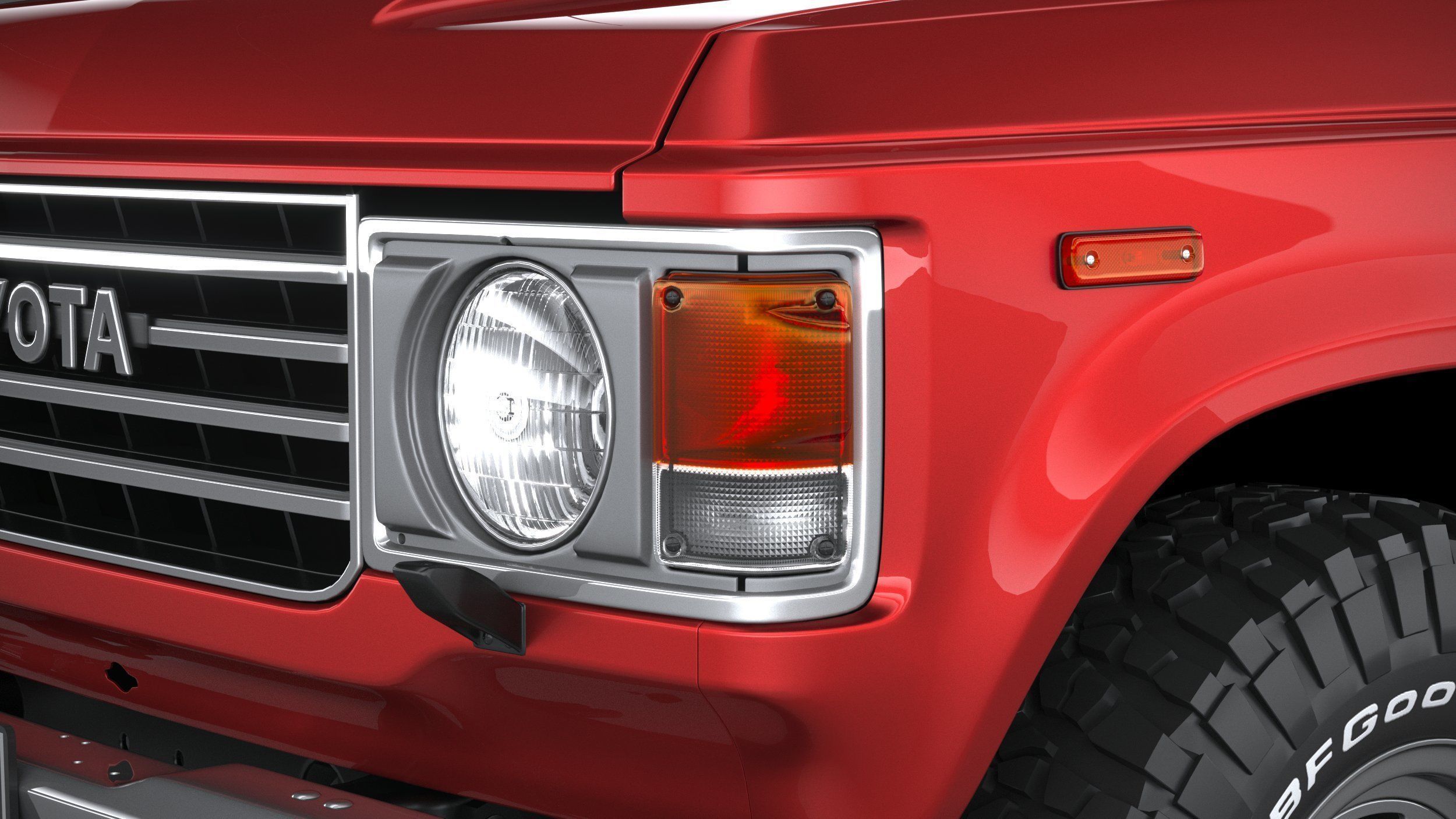 Toyota Land Cruiser J60 1980 3D model_14