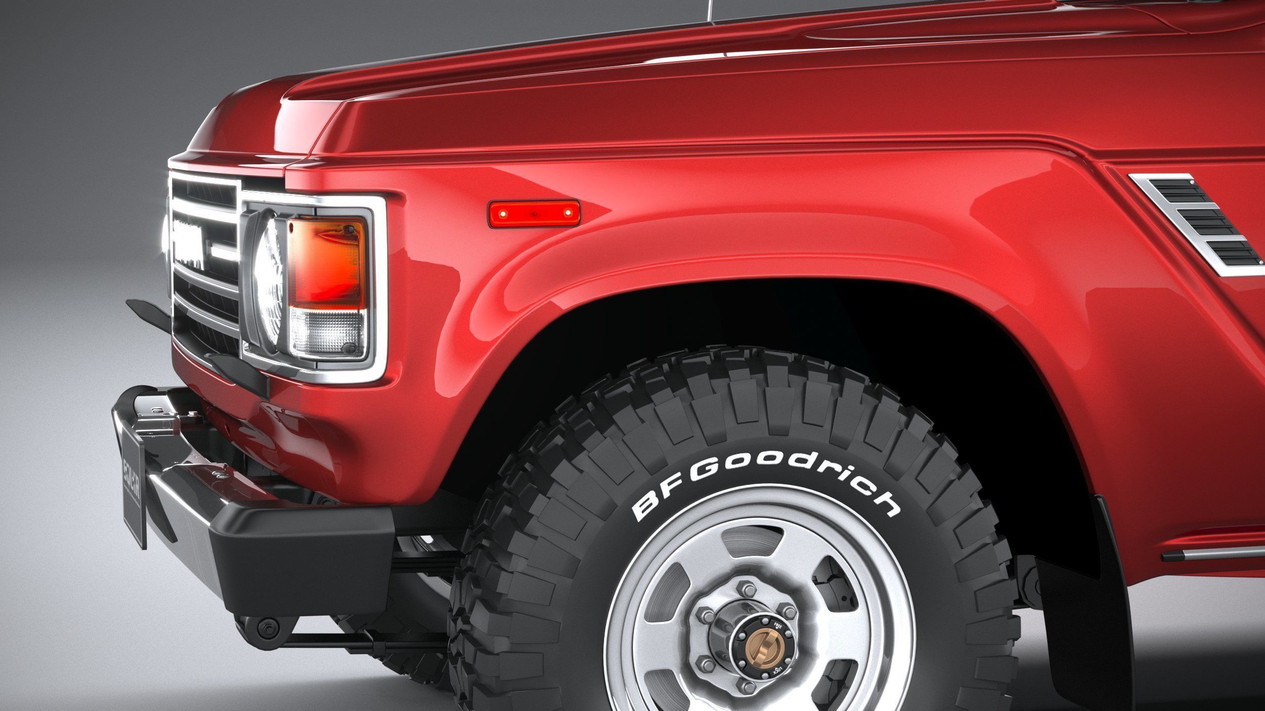 Toyota Land Cruiser J60 1980 3D model_3