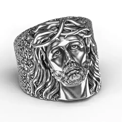 Jesus Face Ring 