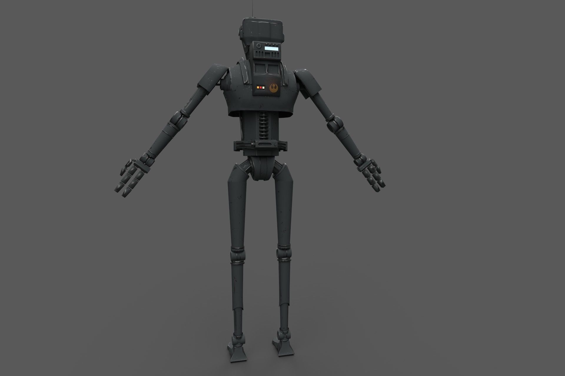 New Republic Security Droid 3D model_5