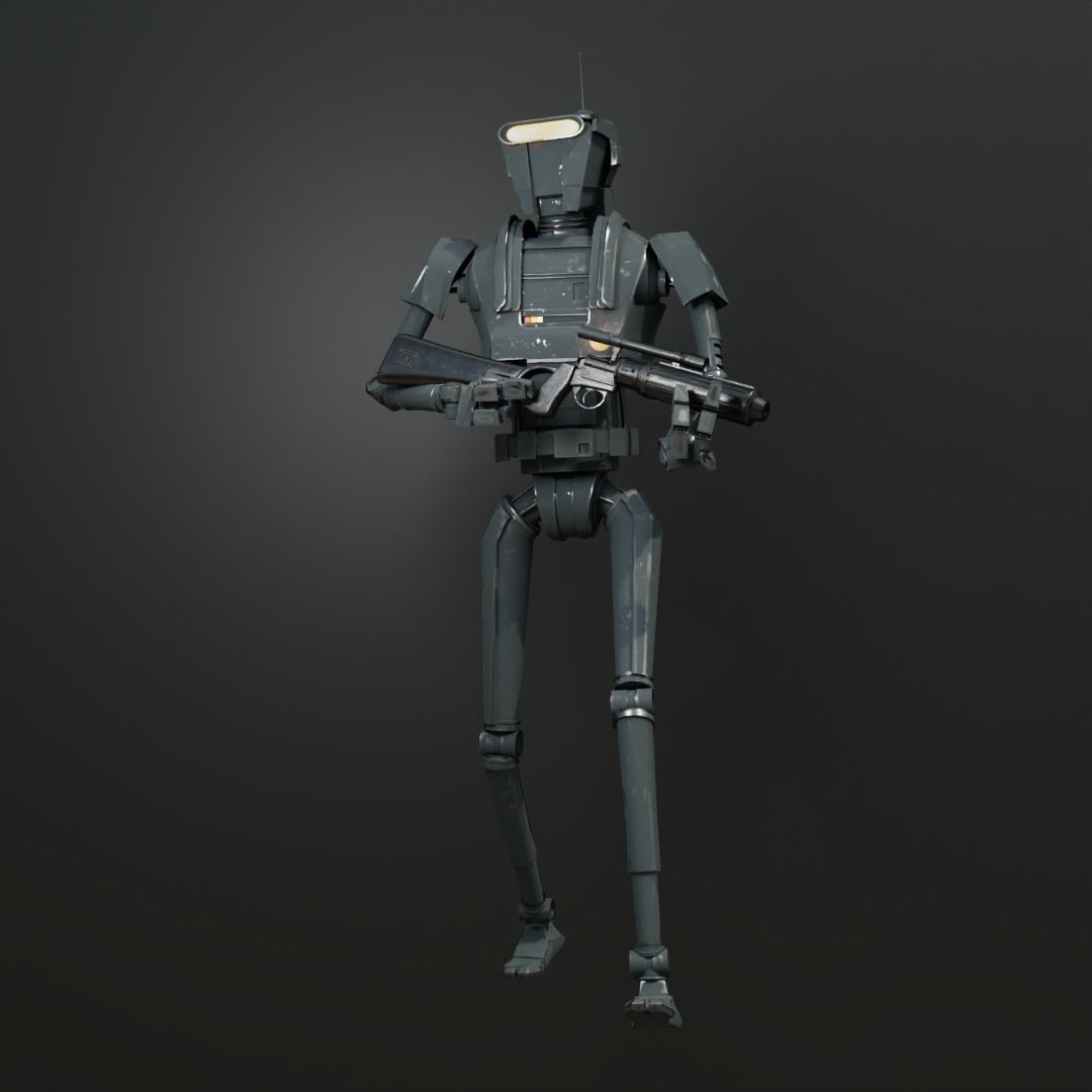 New Republic Security Droid 3D model_7