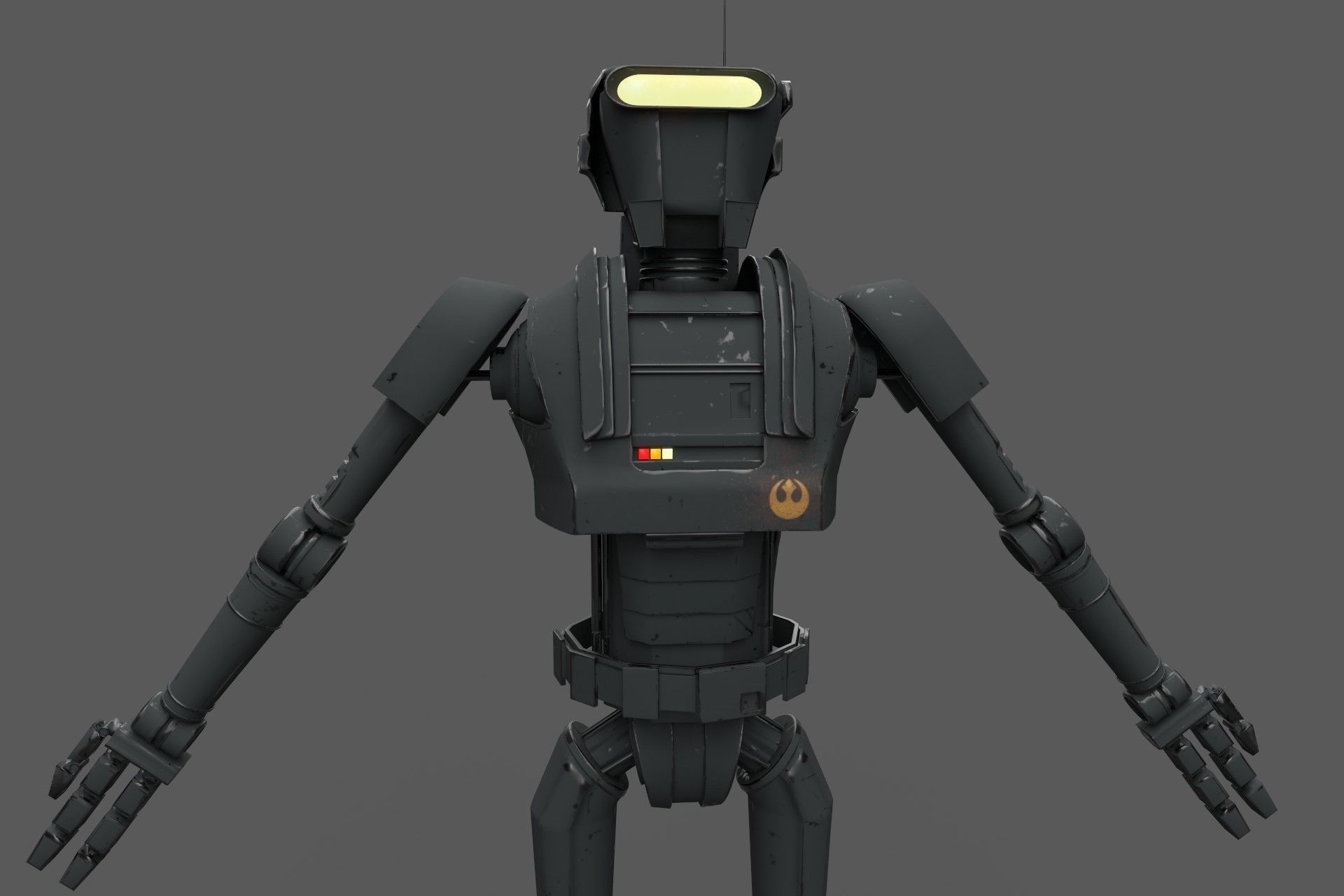 New Republic Security Droid 3D model_2