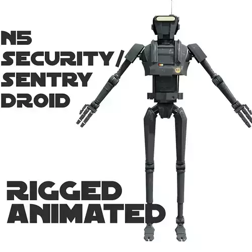 New Republic Security Droid 3D model