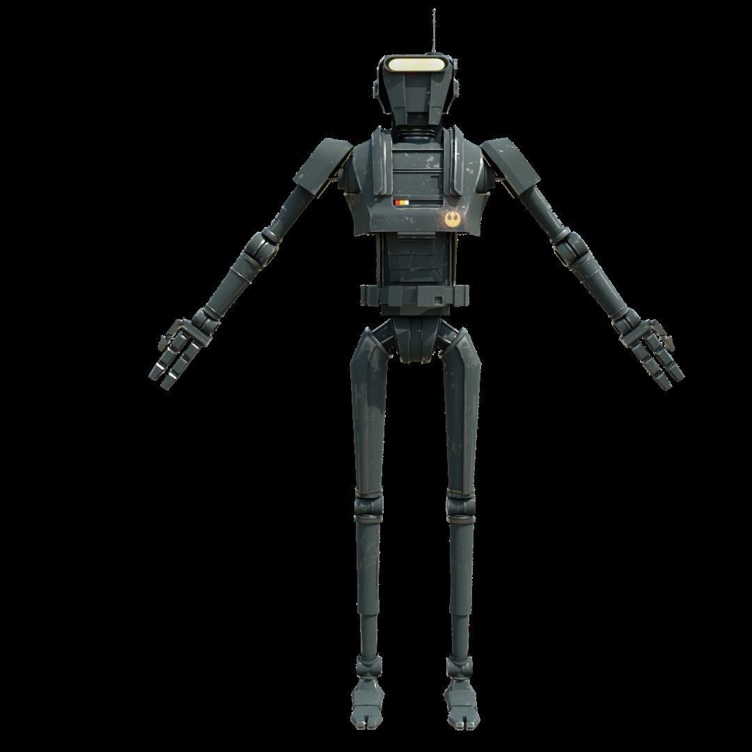 New Republic Security Droid 3D model_6