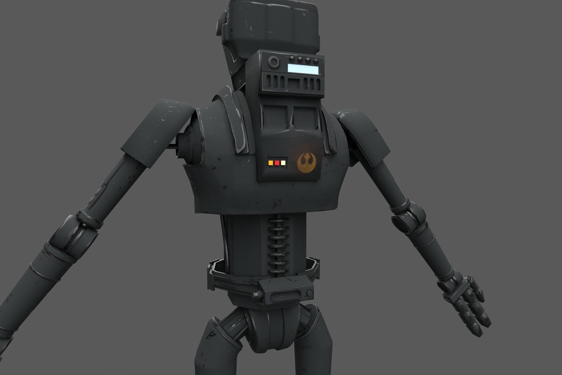 New Republic Security Droid 3D model_3