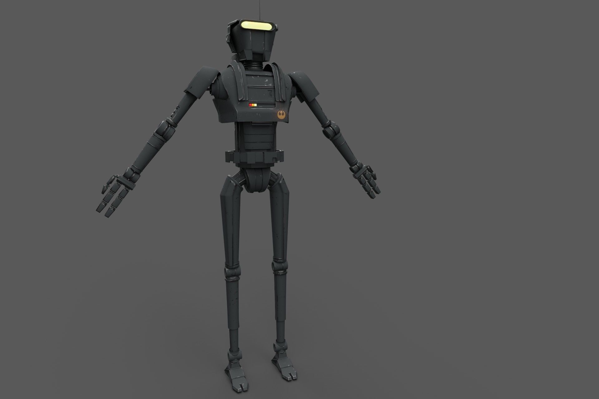 New Republic Security Droid 3D model_4