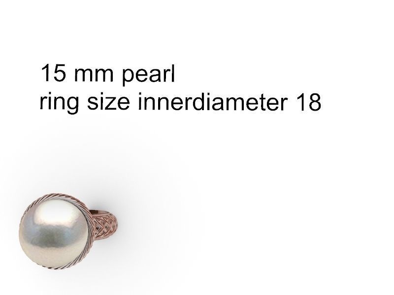 Statement weave ring stl verified  3D print model_11