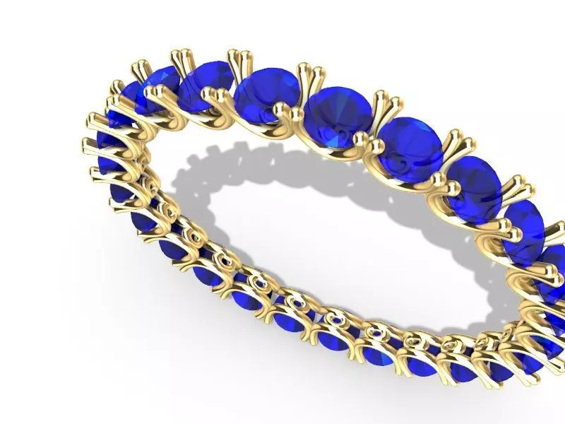 u prong ring stl verified  3D print model_0