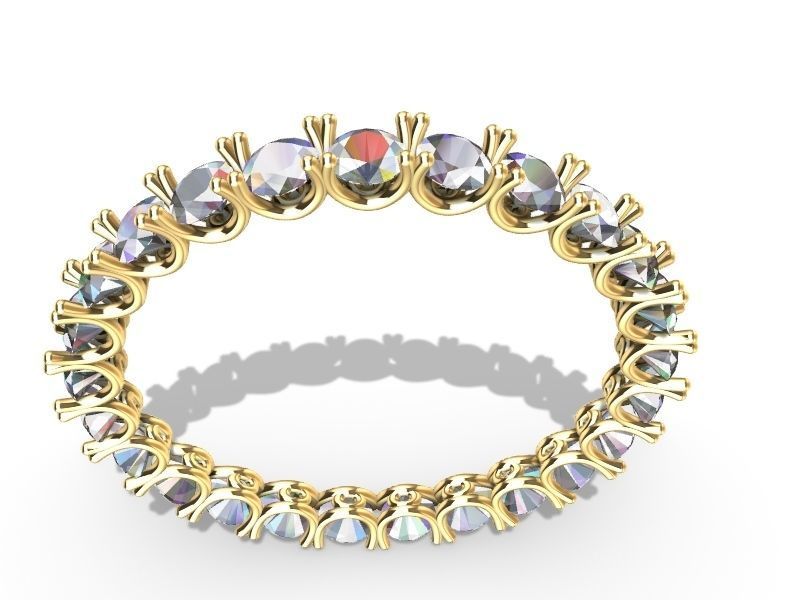 u prong ring stl verified  3D print model_2