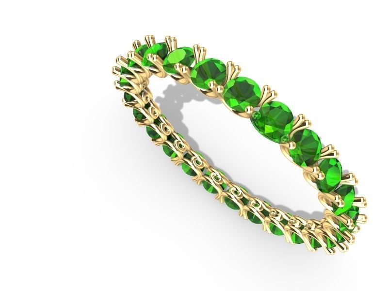 u prong ring stl verified  3D print model_16