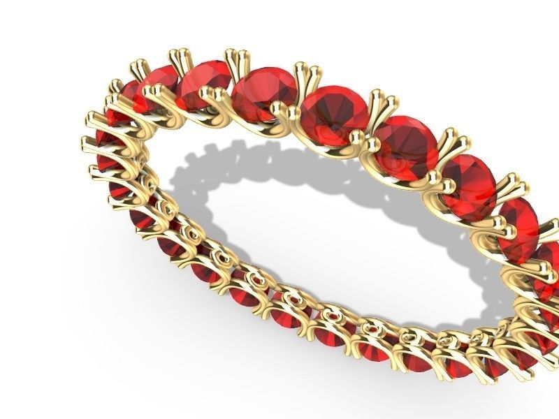 u prong ring stl verified  3D print model_1