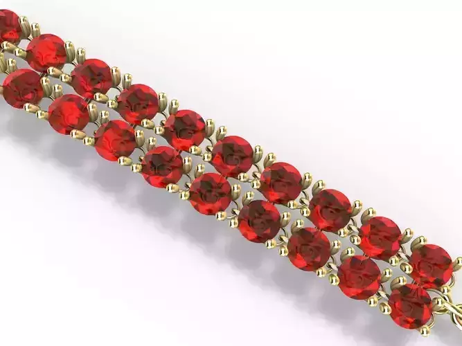 u prong  2 line bracelet stl verified 