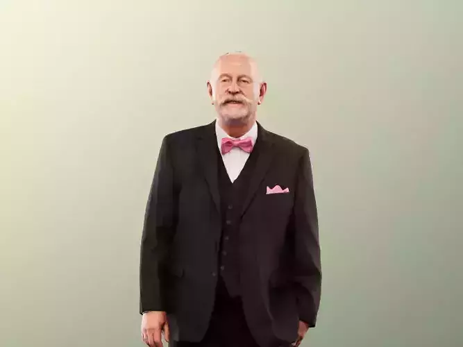 Eddie 12913 - Standing Elegant Best Ager Man