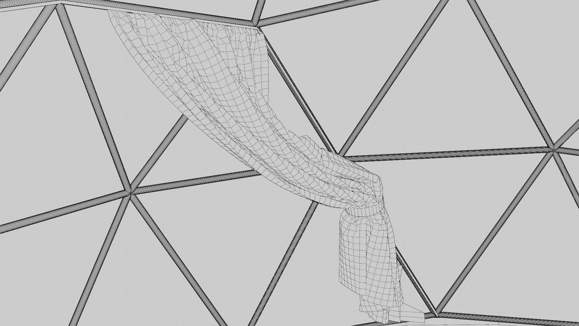 Glamping Dome Realistic 3D model_21