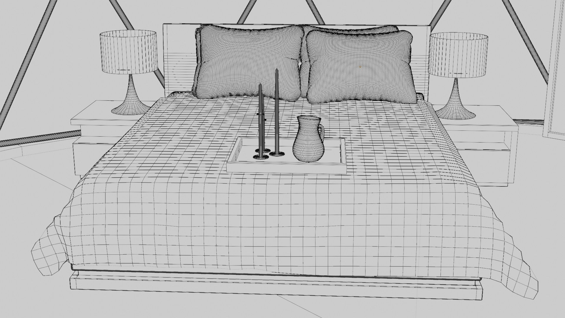 Glamping Dome Realistic 3D model_17