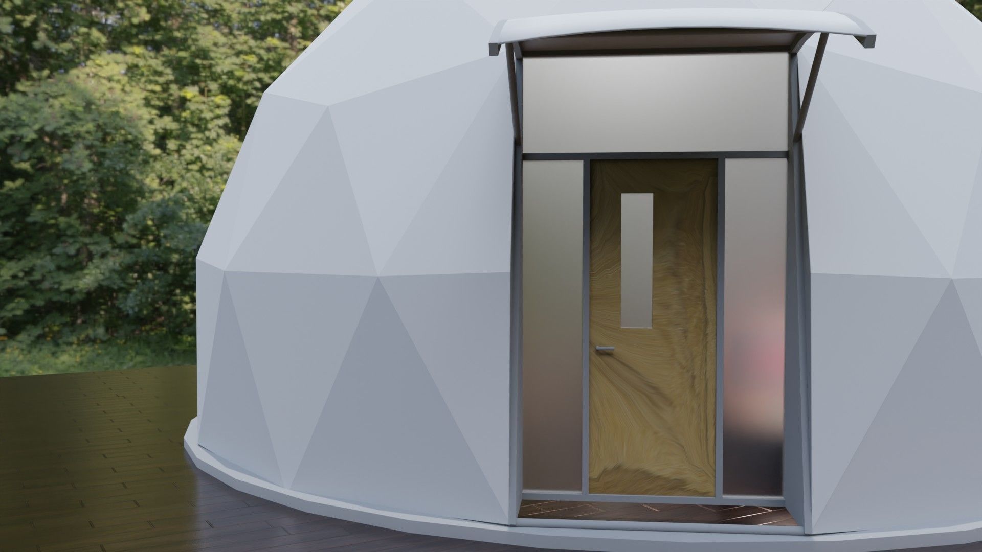 Glamping Dome Realistic 3D model_9