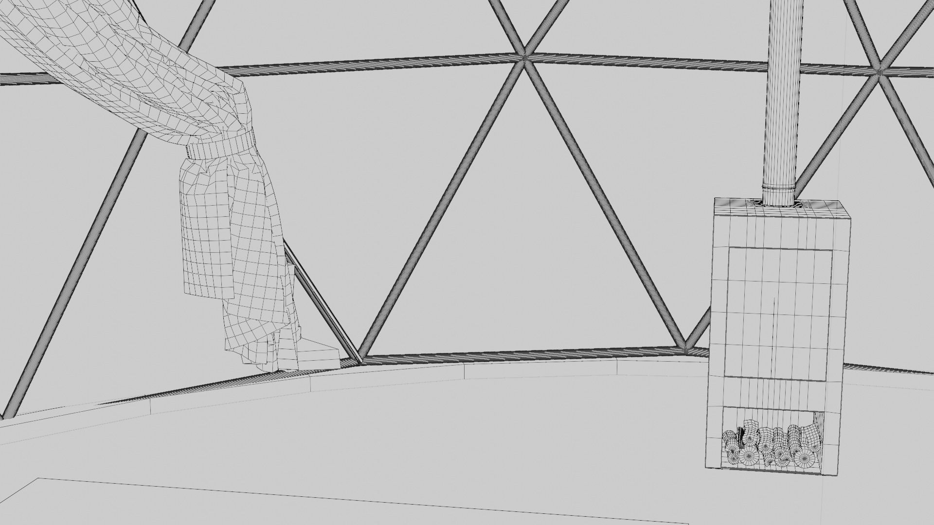 Glamping Dome Realistic 3D model_20