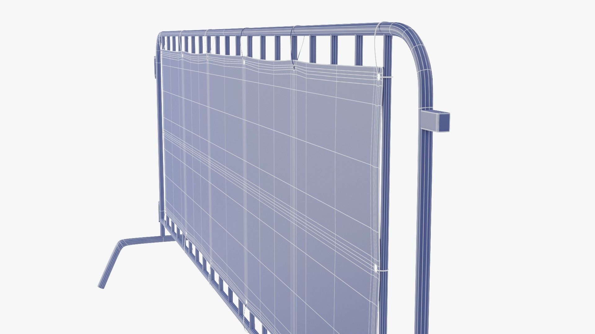 Crowd Control Stand 3D model_23