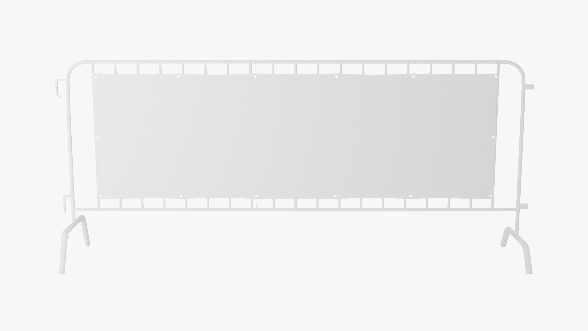 Crowd Control Stand 3D model_10