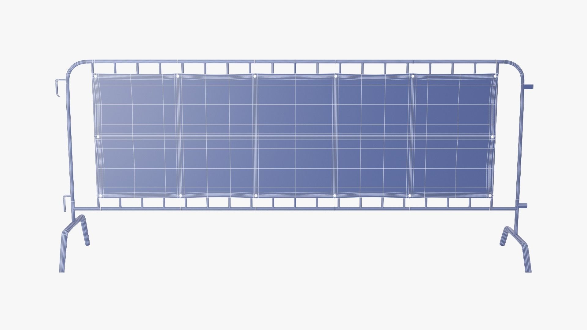 Crowd Control Stand 3D model_18