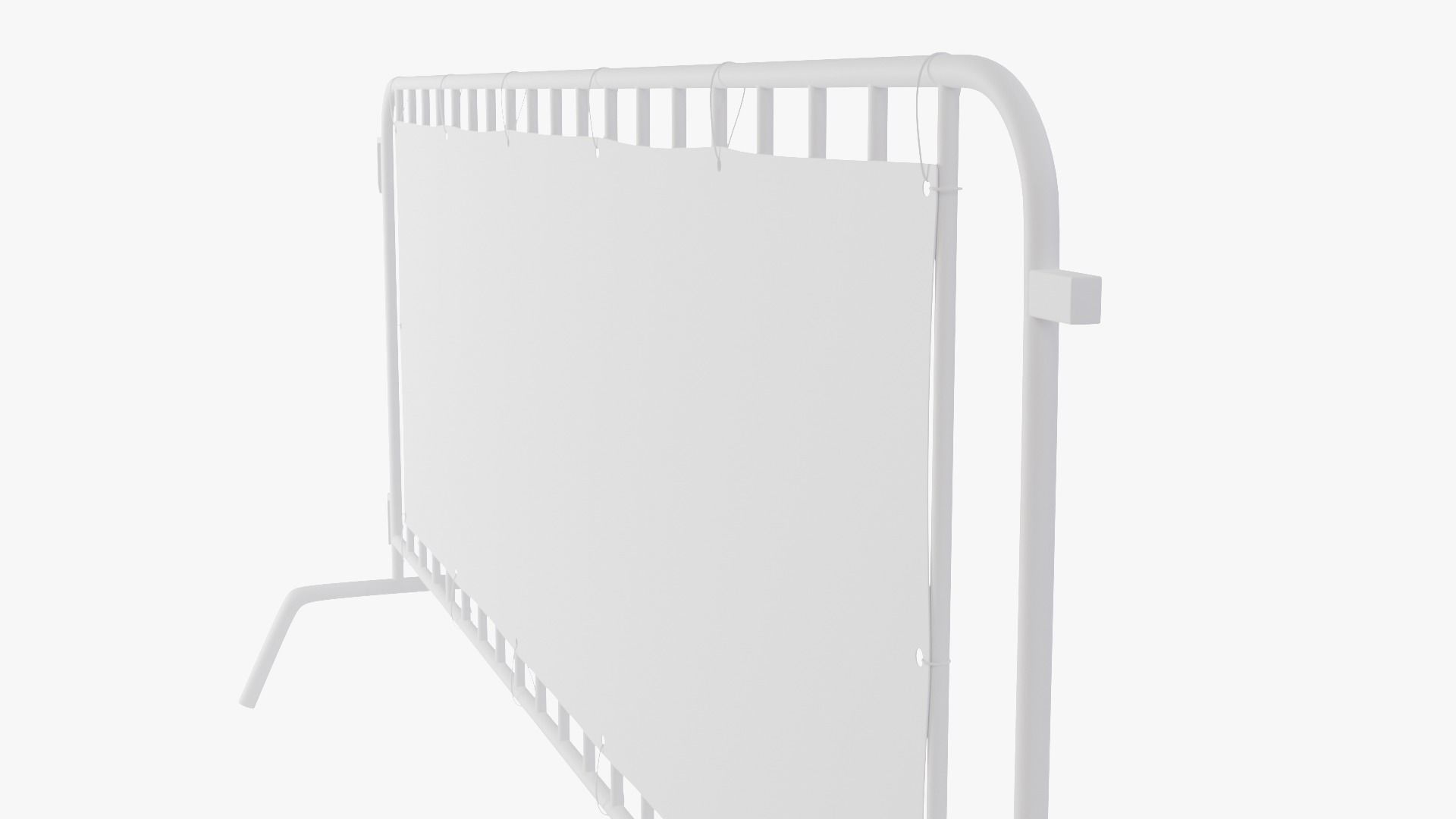 Crowd Control Stand 3D model_15