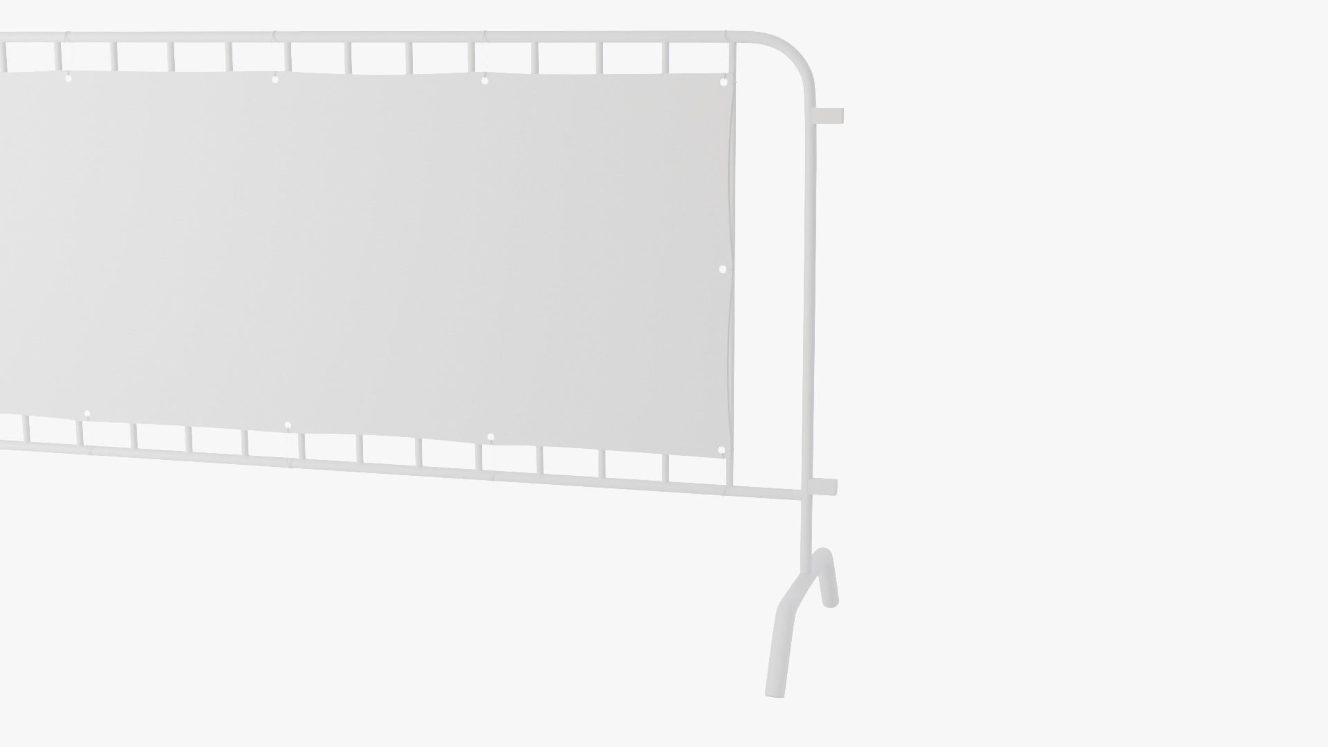 Crowd Control Stand 3D model_14