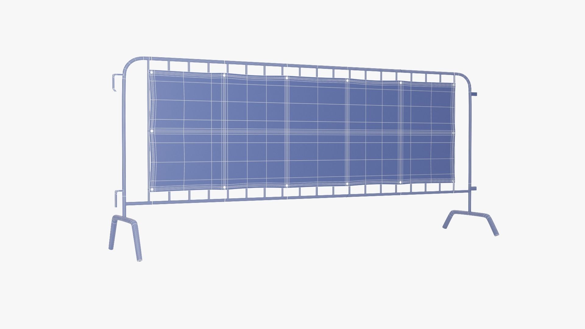 Crowd Control Stand 3D model_17