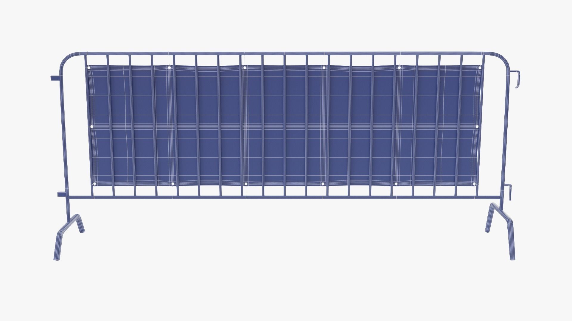 Crowd Control Stand 3D model_20