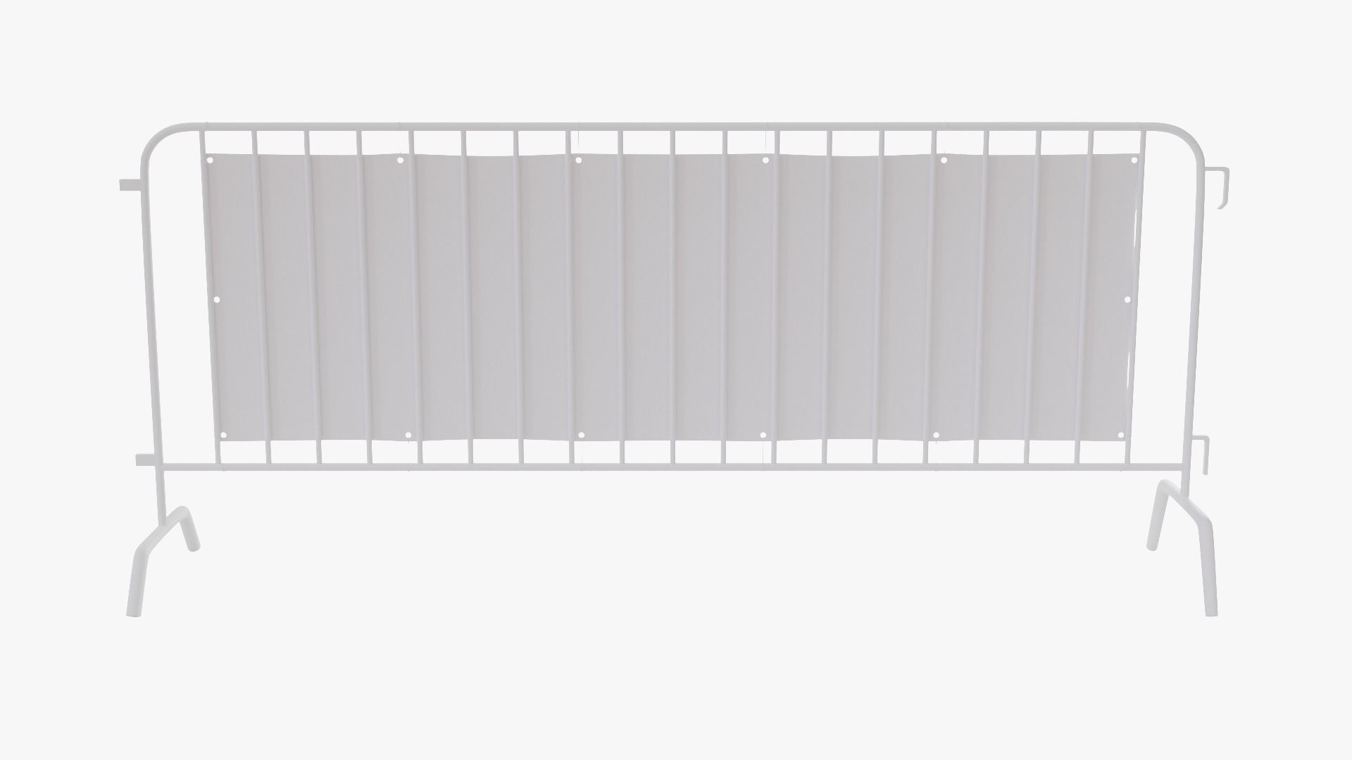 Crowd Control Stand 3D model_12