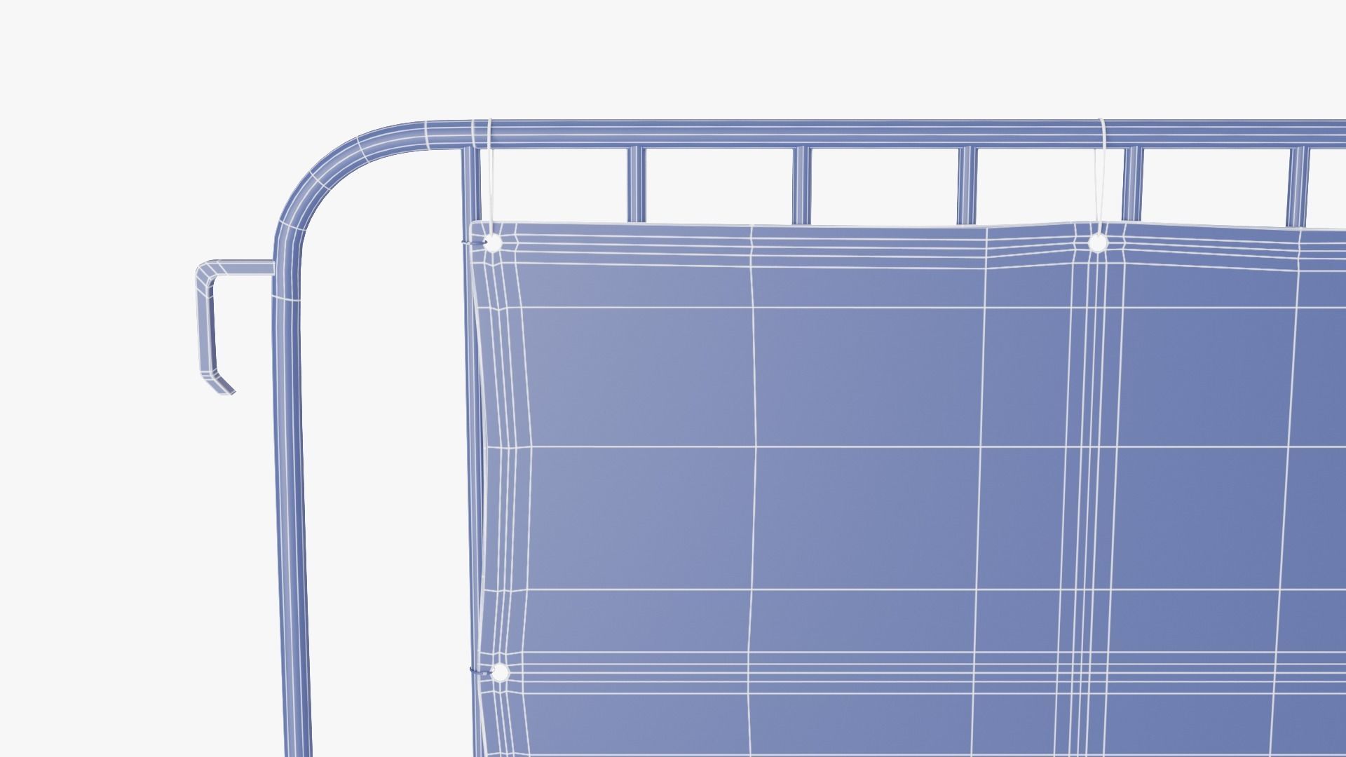 Crowd Control Stand 3D model_21