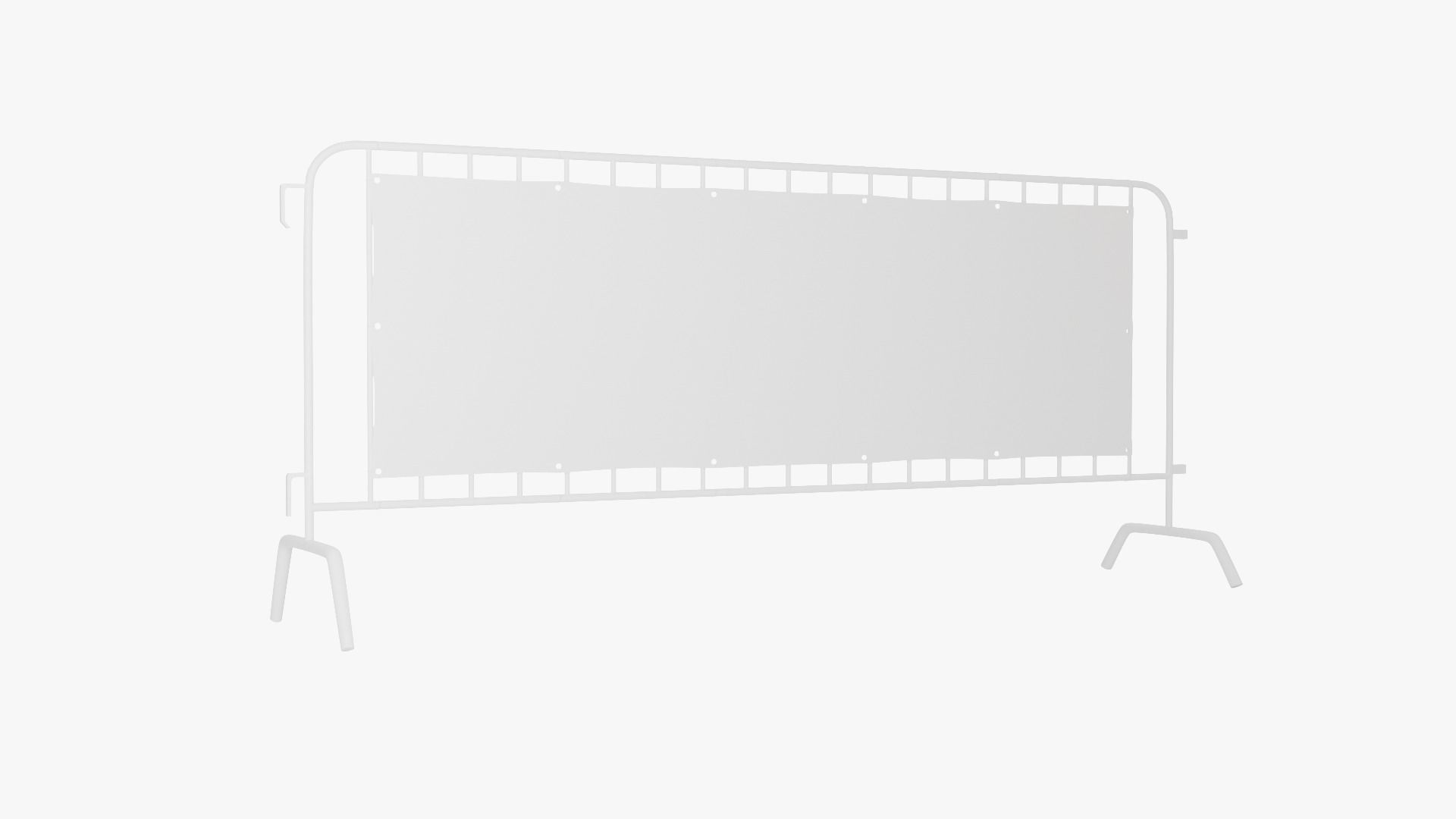 Crowd Control Stand 3D model_9