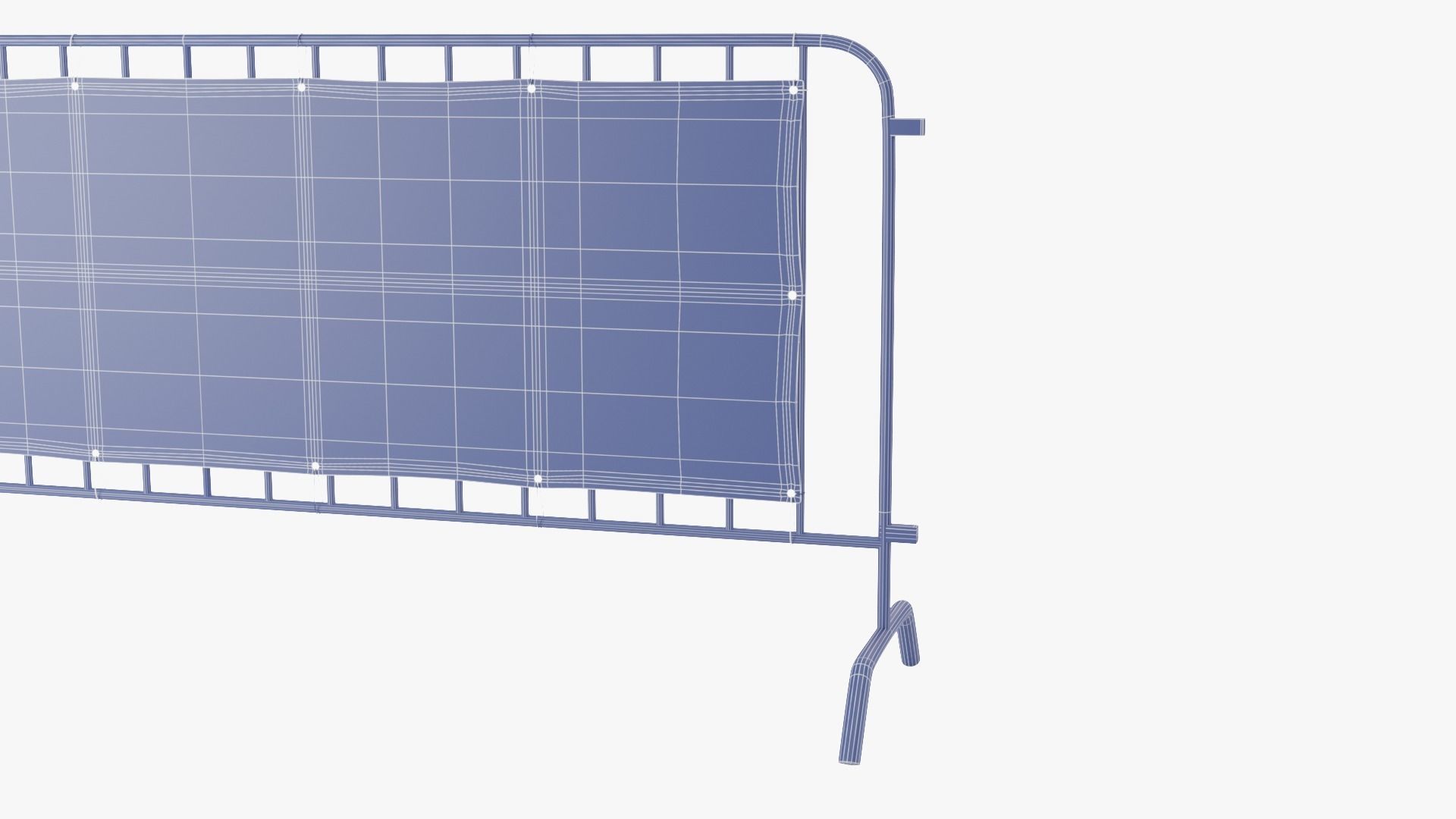 Crowd Control Stand 3D model_22