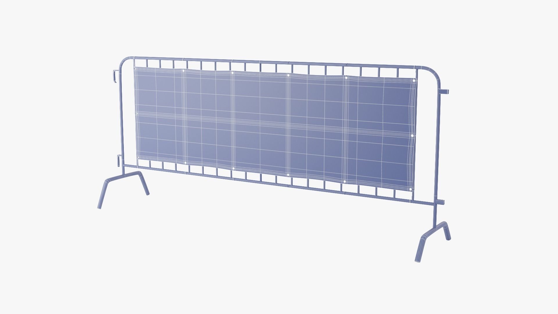 Crowd Control Stand 3D model_19