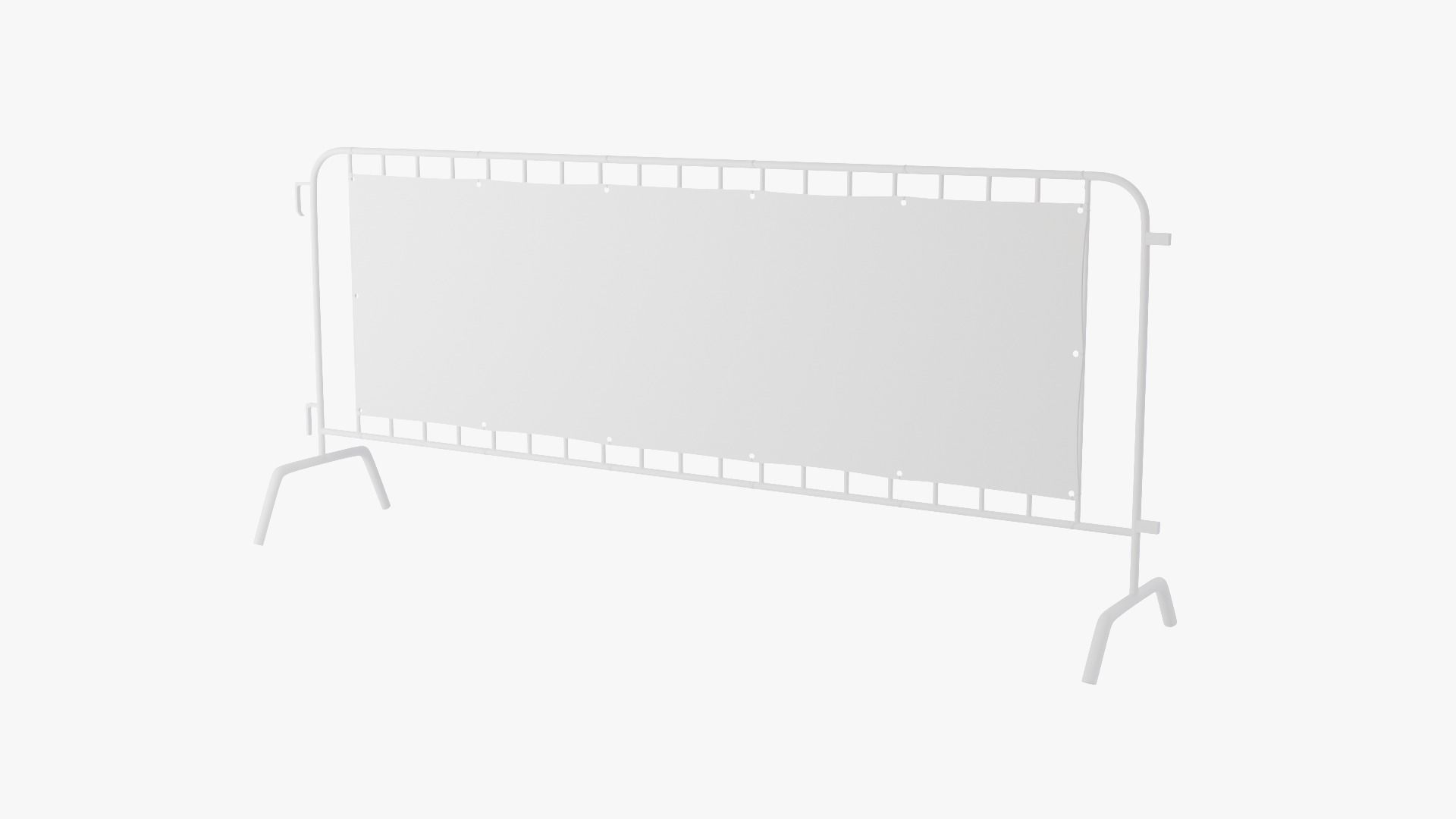 Crowd Control Stand 3D model_11