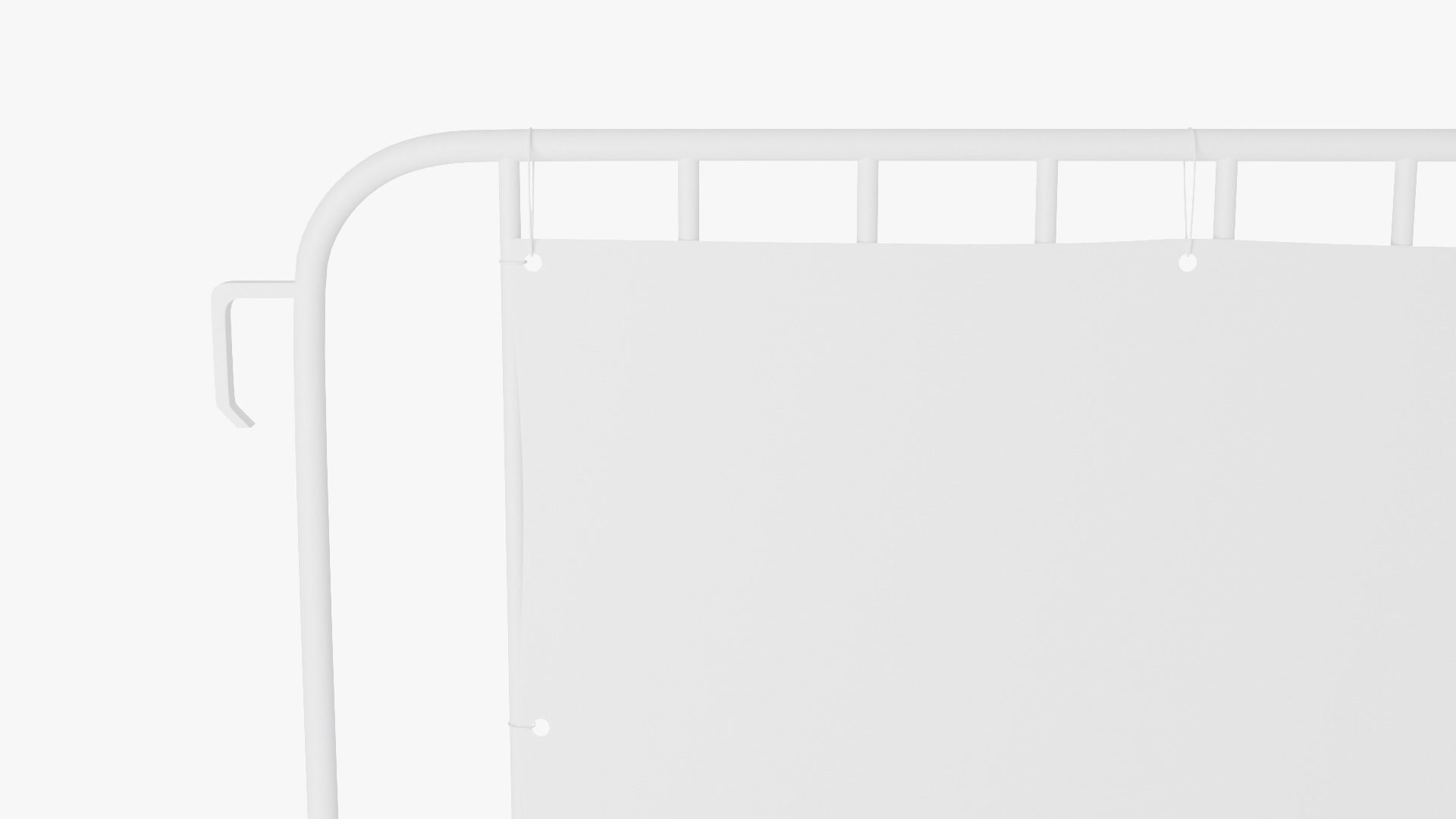 Crowd Control Stand 3D model_13