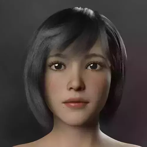 Natsuko  V3 High Quality Textures and Morph For G8-1 Female 3D model