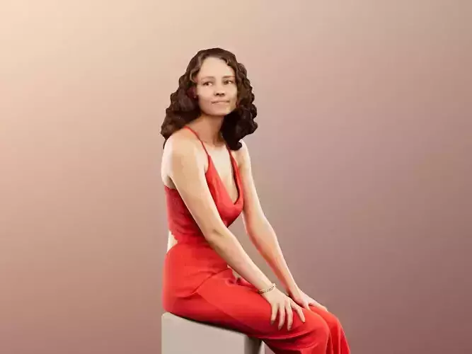 Nancy 12577 - Sitting Elegant Woman