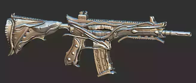 PUBG Fool gun 3D print model