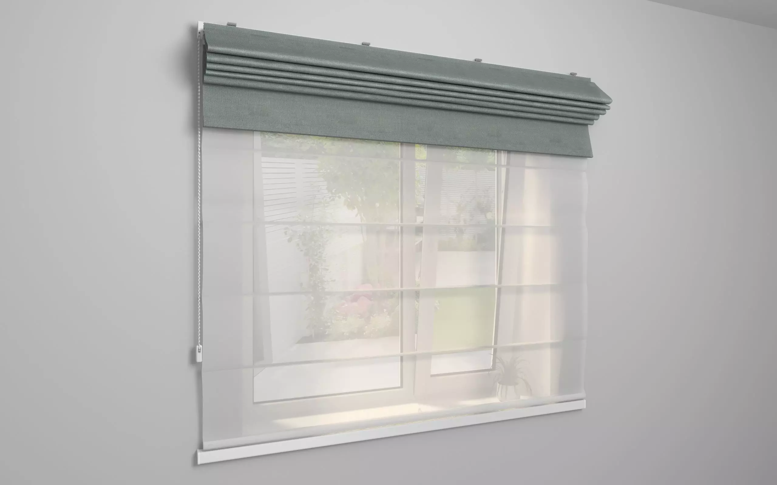 Roman curtains 1700 mm 3D model_0