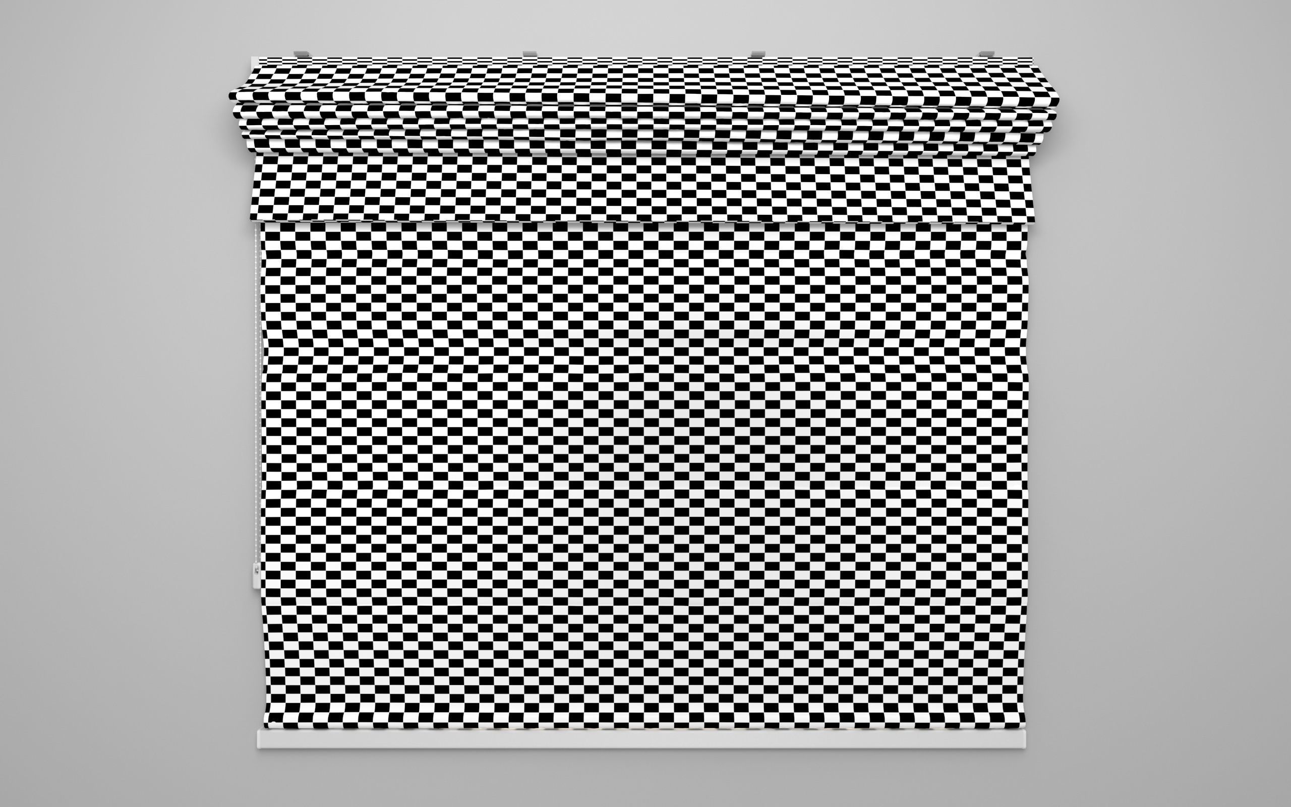 Roman curtains 1700 mm 3D model_3