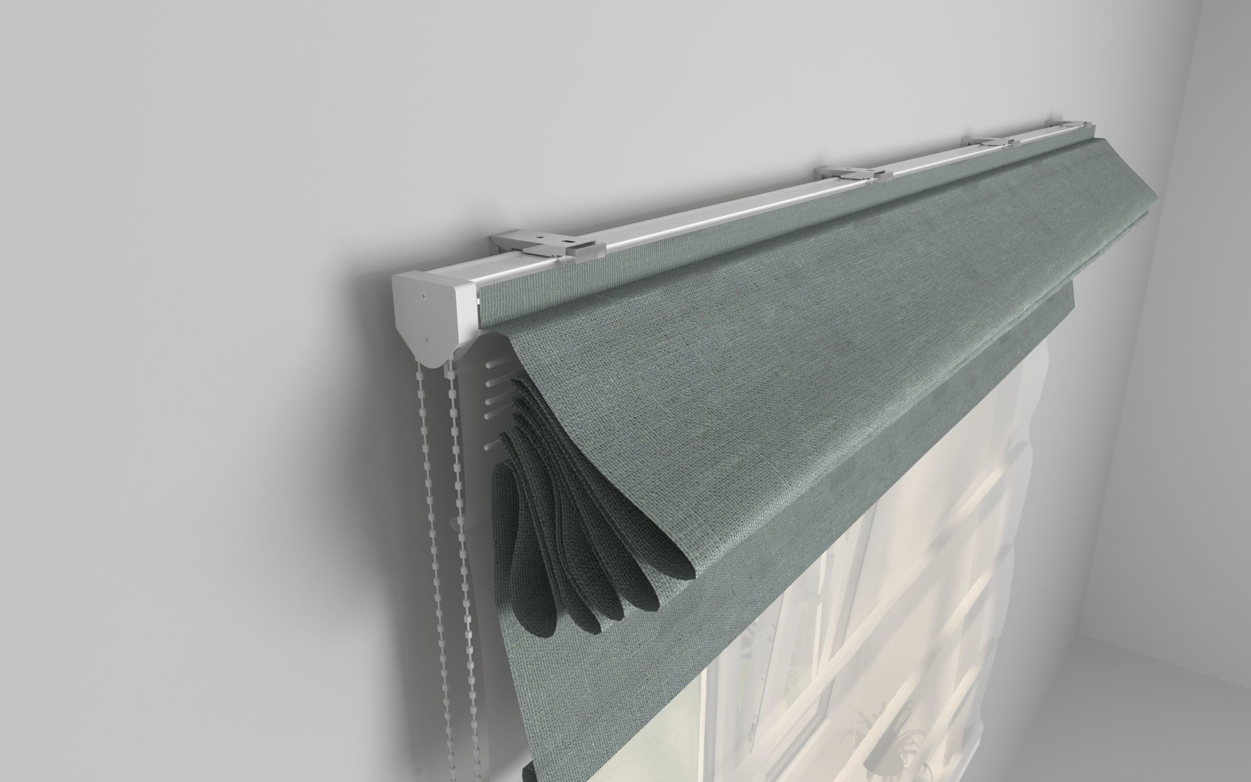 Roman curtains 1700 mm 3D model_2