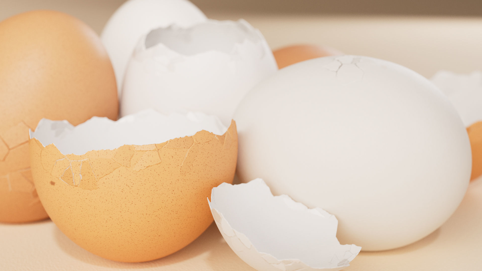 Eggs - 12 Variations 3D model_4