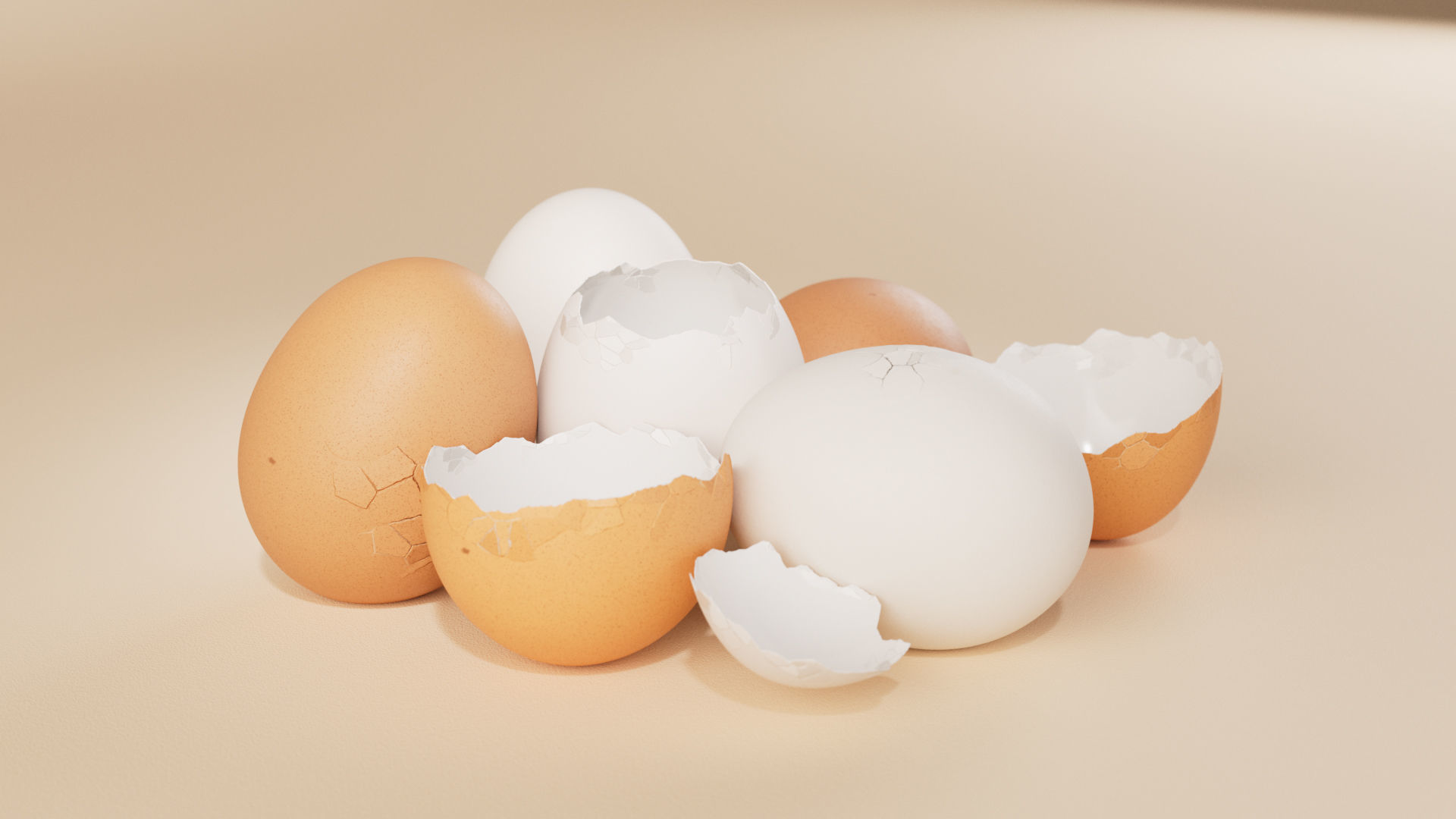 Eggs - 12 Variations 3D model_5
