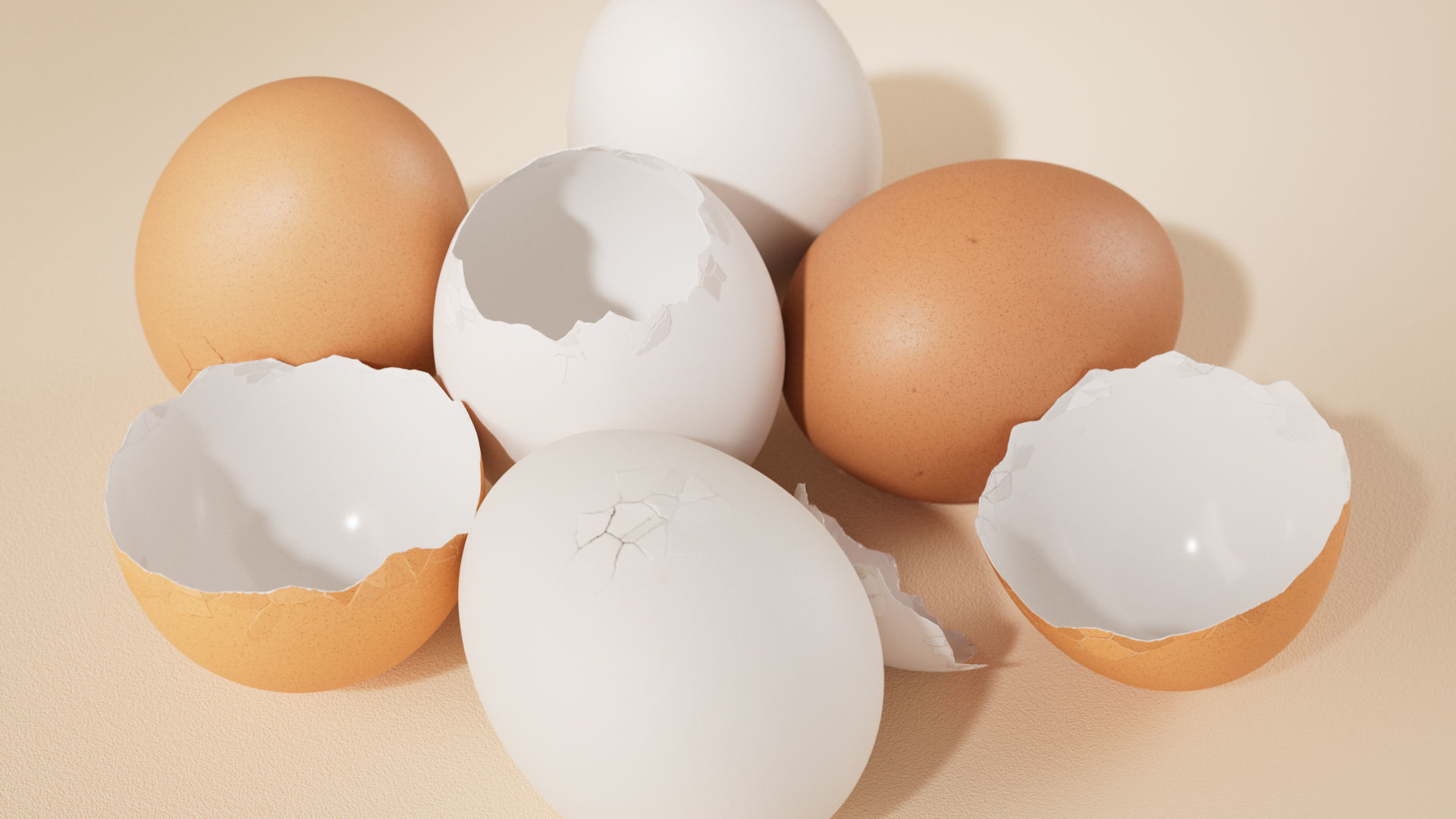 Eggs - 12 Variations 3D model_7