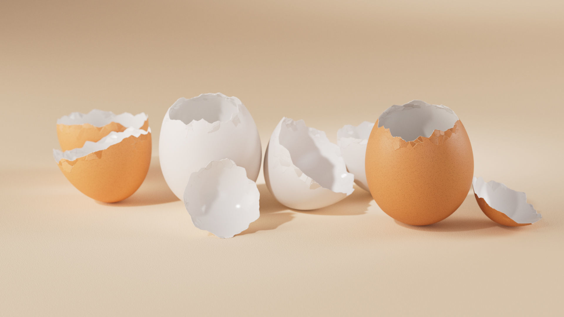 Eggs - 12 Variations 3D model_8