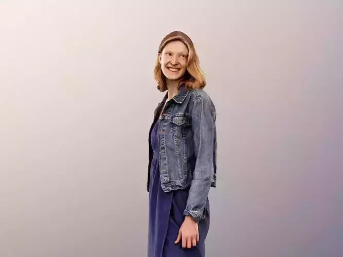 Janna 12024 - Standing Woman In Long Dress