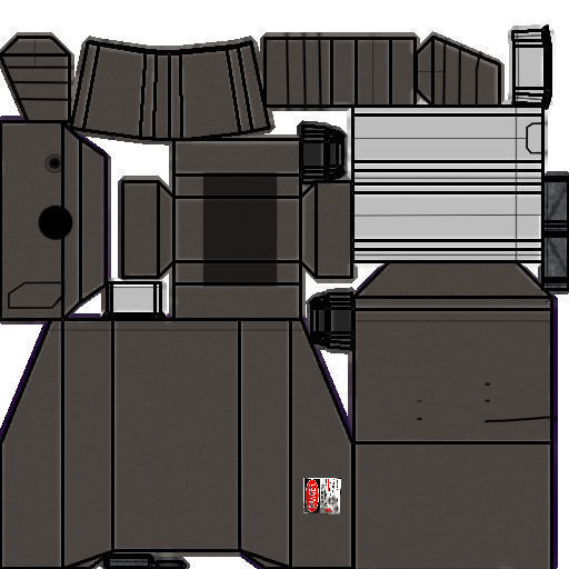 Spacefighter Y-48A Fly Low-poly 3D model_22