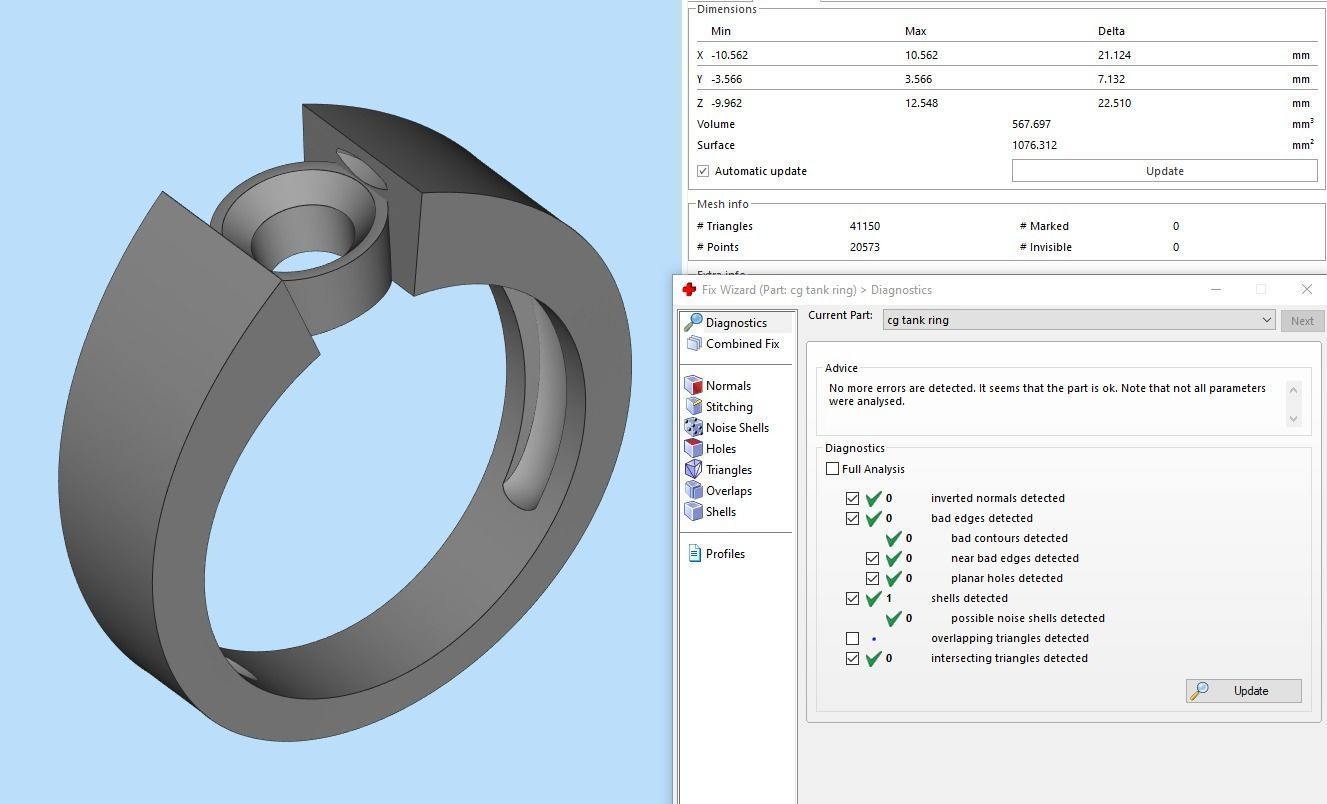 Tank Ring 012 Free 3D print model_13